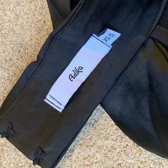 Adika Satin Ruched Cut out Sleeve Blouse Size XS - Picture 4 of 5